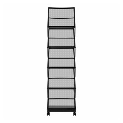 Esiteteline 5 tasoa lattiakäyttöön korkeus 1650 mm 2 kg tasoa kohden