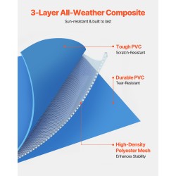 Maanpäällinen suorakaide uima-allas PVC teräsrunko 3000x2000x762 mm perheelle