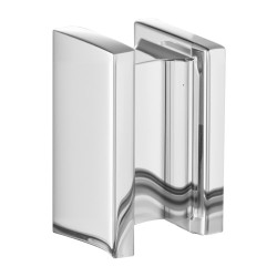 Kaapin ja laatikon suorakulmaiset nupit 10 kappaletta sinkkiseos kromi