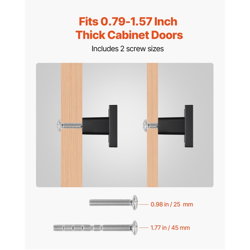 Kaapin nupit sinkkiseos neliö 30x30 mm 10 kpl musta