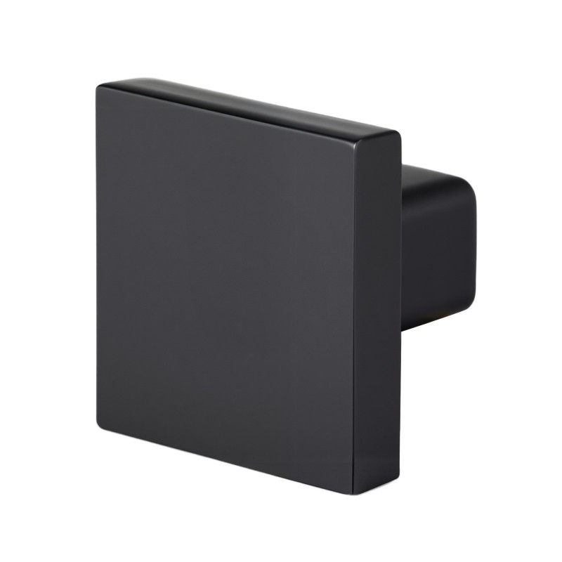 Kaapin nupit sinkkiseos neliö 30x30 mm 10 kpl musta