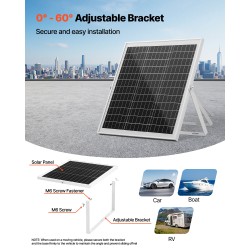 Aurinkopaneeli 20W 12V akkujen ylläpitolataukseen yksikiteinen MPPT-ohjaimella IP67