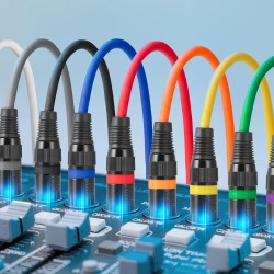 XLR-mikrofonikaapelit 2 m 24 AWG 10 kpl kullatut 3-napaiset häiriösuojatut