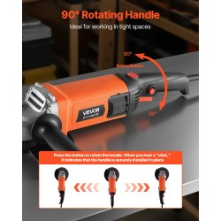 Kulmahiomakone 7-tuumainen 1700 wattia 8500 kierrosta minuutissa verkkovirtainen