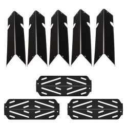 Posliiniemaloidusta teräksestä valmistetut flavorizer tangot ja lämmönjakolevyt Weber Genesis II grilleihin