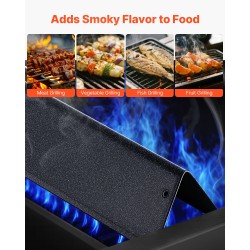 Flavorizer-tangot posliiniemaloitua terästä 3 kpl 390 mm Weber Spirit 200 -sarjaan