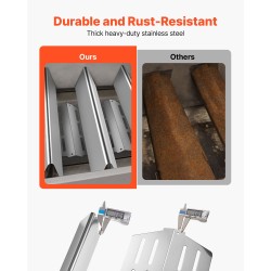 Ruostumattomasta teräksestä valmistetut makulevyt ja lämpösuojat