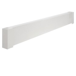 Jalkalistalämmittimen suojus teräs 1831 mm valkoinen ritilärakenne