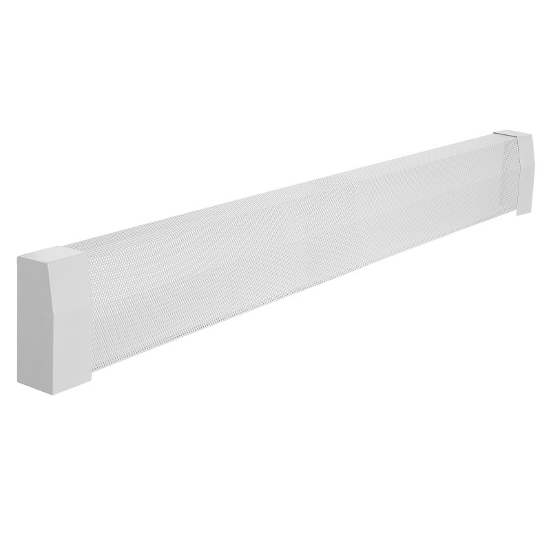 Jalkalistan lämmittimen suojus teräs jauhemaalattu 1527 mm valkoinen