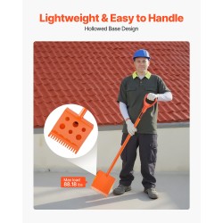 Kattotiilien poistotyökalu lämpökäsitelty teräs 1170 mm terä PP kahva 2 kpl