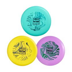 Frisbeegolf-setti kolmen kiekon TPE-materiaali draiveri lähestymiskiekko putteri ulkokäyttö