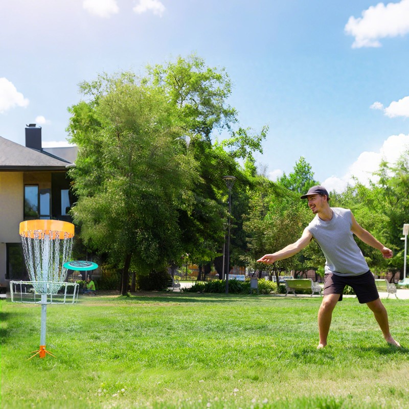 Frisbeegolf-setti 8-osainen kestävästä TPU-materiaalista putteri midrange driver