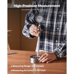 Mittasarja kellomittarilla ja sylinterimittarilla alumiinirunko 50,8–152,4 mm 0,03 mm tarkkuus