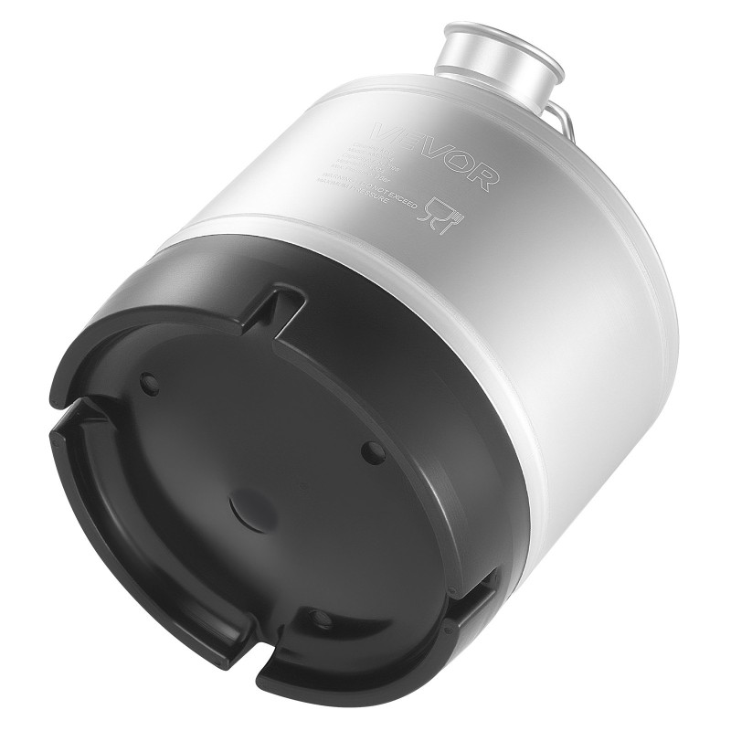 Puhdistustynnyri 6,5 l ruostumaton teräs olutlinjoille D-tyypin liittimellä