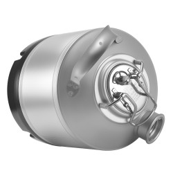 Puhdistustynnyri 6,5 l ruostumaton teräs olutlinjoille D-tyypin liittimellä