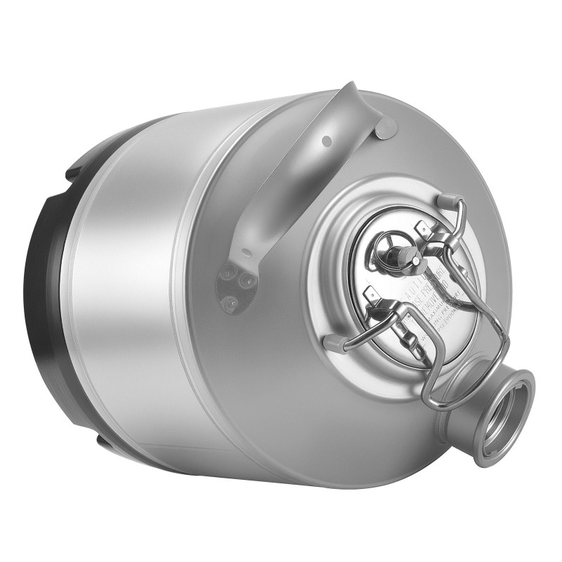 Puhdistustynnyri 6,5 l ruostumaton teräs olutlinjoille D-tyypin liittimellä