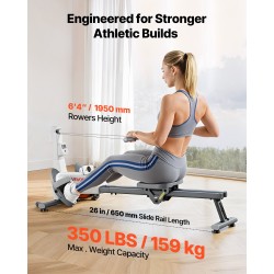 Magneettinen soutulaite kotikäyttöön 16-tasoinen valkoinen taittuva 158 kg kantava