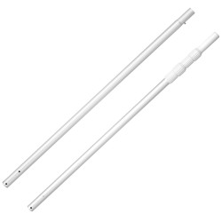 Teleskooppinen uima allastanko alumiiniseoksesta valmistettu säädettävä 1 3 66 m 1 tuumainen liitin altaan puhdistukseen