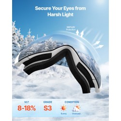 Kehyksettömät laskettelulasit pinkki Revo-linssi sopivat silmälasien kanssa kolmikerroksinen pehmuste