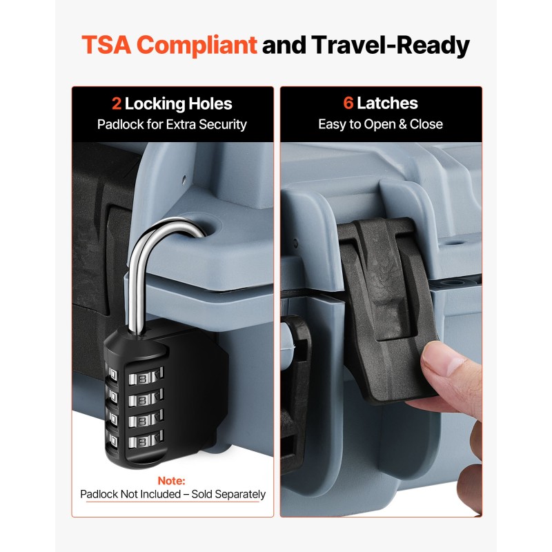 Kovakantinen PP-muovinen asekotelo 138 cm pitkä lukittava kivääreille pyörillä