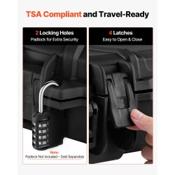 Kovakotelo pitkille aseille PP runko PU vaahto IP67 sisämitat 102x33 cm