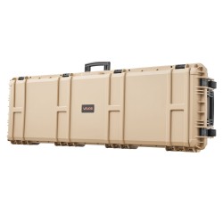 Kova PP-muovinen kiväärilaukku 139x43x19 cm veden ja pölynpitävä