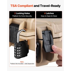 Kova kiväärilaukku PP-kuori IP67-vesi- ja pölytiivis esileikatut vaahtomuovit pyörillä ja kahvoilla