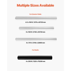 Höyrynsulkukalvorulla polypropeenikuitu 1,27 x 76,2 m 92,9 m²