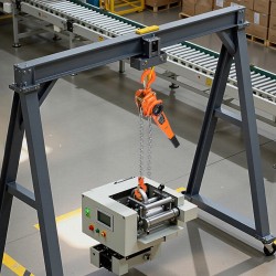 Käsikäyttöinen kettinostin 750 kg 1,5 m G80 teräsketju teräsrunko