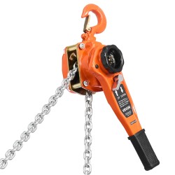 Käsiviputaljallinen ketjunostin 1000 kg G80 ketju 3 m nostokorkeus