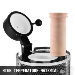 Sähköinen sulatusuuni jalometallien sulatukseen 3 kg keramiikkaupokas digitaalinen ohjaus 1150 asteen