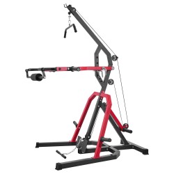 Kotikuntosalilaite 2:1-suhteinen LAT- ja alataljajärjestelmä säädettävällä rungolla