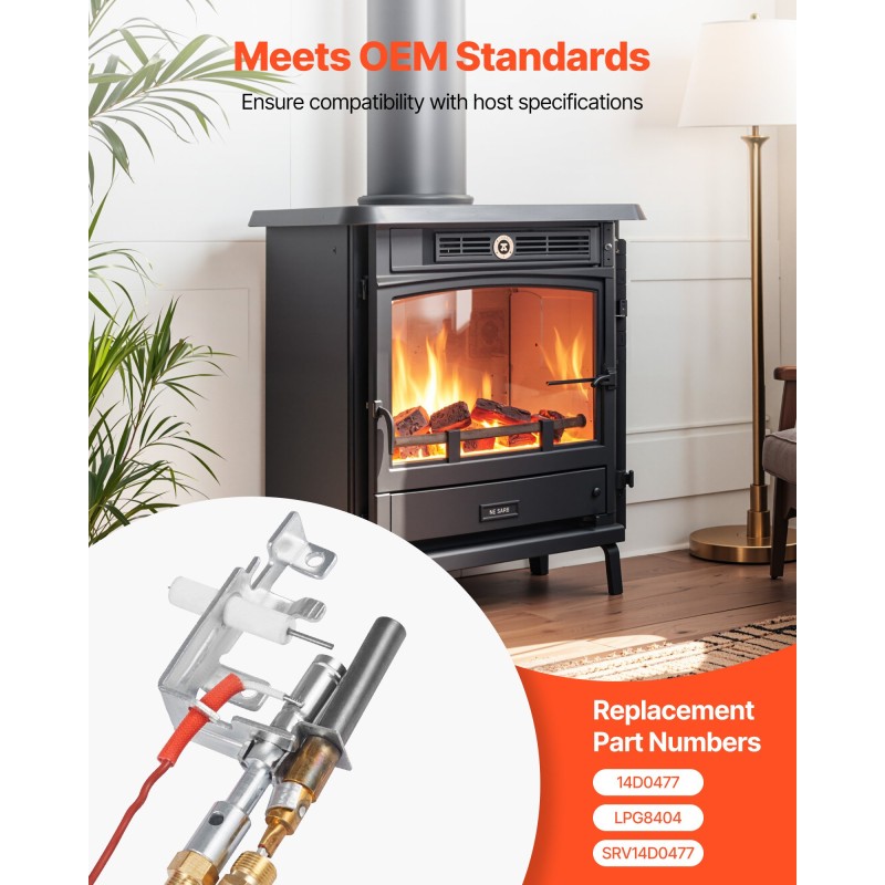 kaasun ohjausliekkiyksikkö nestekaasulle lämmön- ja korroosionkestävä hopea 160x120x40 mm