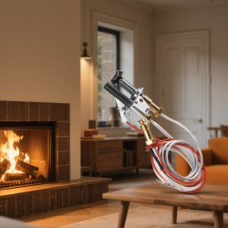 Sytytyskokoonpano maakaasutakkoihin lämmön ja korroosion kestävä hopeanvärinen laajasti yhteensopiva