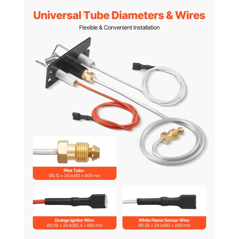 Kaasutakan sytytyskokoonpano luonnonkaasulle musta malli ZH-1004A