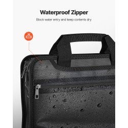 Tulenkestävä asiakirjalaukku silikonipinnoitetusta lasikuitukankaasta 12 läpinäkyvää haitarisivua kestää 1000°C