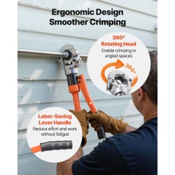 Hydraulinen putkien puristustyökalu ruostumattomille teräsputkille 5 vaihdettavaa leukaa