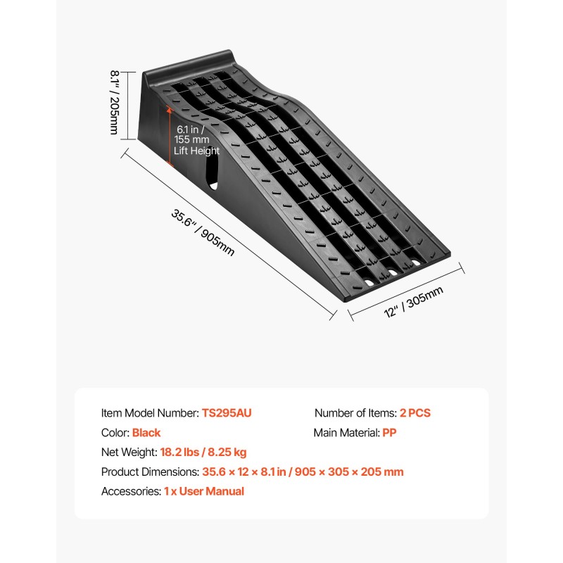 Ajosillat 2 kpl polypropeenia musta 155 mm nostokorkeus 5897 kg kantavuus autoille