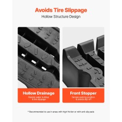 Auton huoltorampit PP-muoviset 2 kpl kokonaiskantavuus 7257 kg nostokorkeus 170 mm