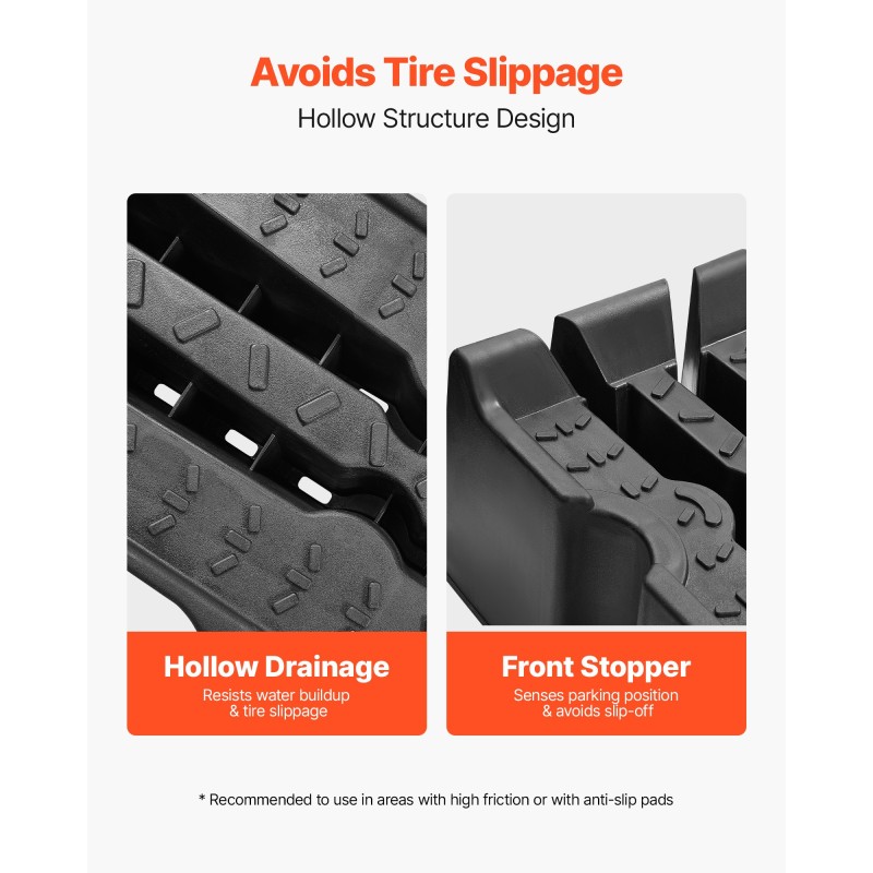 Auton huoltorampit PP-muoviset 2 kpl kokonaiskantavuus 7257 kg nostokorkeus 170 mm