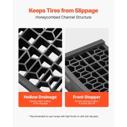 Auton huoltorampit polypropeeni 65 mm nostokorkeus 9072 kg 2 kpl