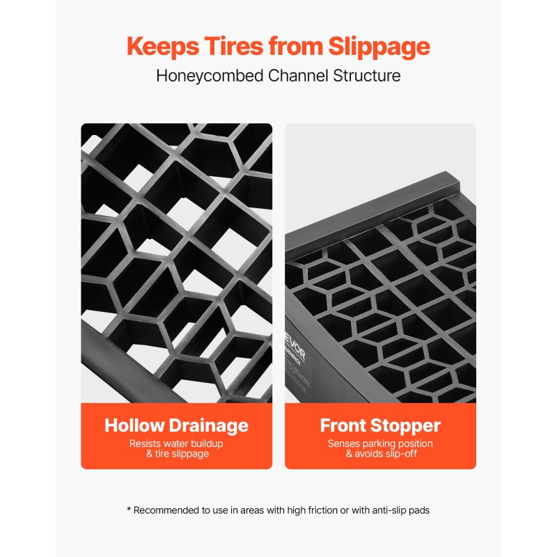 Auton huoltorampit polypropeeni 65 mm nostokorkeus 9072 kg 2 kpl