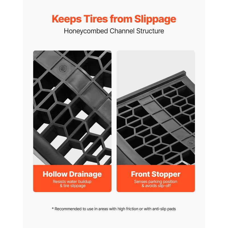 Auton matalaprofiiliset huoltorampit PP-muovi 66 mm 9072 kg 2 kpl