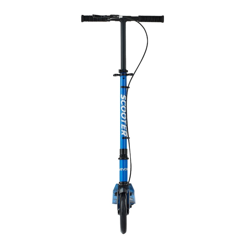 2-pyöräinen taitettava potkulauta 200 mm polyuretaanipyörät säädettävä ohjaustanko enimmäiskantavuus 99,8 kg