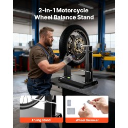 Vanteiden tasapainotusteline hiiliteräsrunko 40 kg kantavuus enintään 889 mm