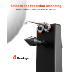 Vanteiden tasapainotusteline hiiliteräsrunko 40 kg kantavuus enintään 889 mm