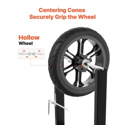 Vannetasapainotusteline moottori- ja polkupyörille hiiliteräs 40 kg 813 mm