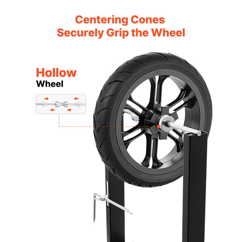 Vannetasapainotusteline moottori- ja polkupyörille hiiliteräs 40 kg 813 mm