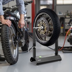 Vannetasapainotusteline moottori- ja polkupyörille hiiliteräs 40 kg 813 mm