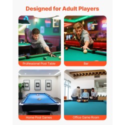 Biljardikeppi ammattitason 58 tuumaa kanadalainen vaahterapuu kaksiosainen